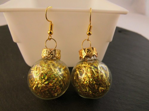 Weihnachtskugeln ohrringe - weihnachtskugeln,