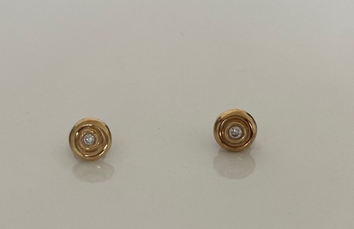 Christ ohrstecker mit diamant - mit,