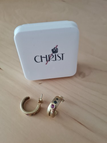 Kleine creolen 333 gold mit - creolen,