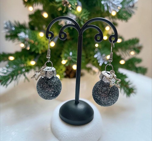 Ohrringe christbaum kugeln - ohrringe, -kugeln