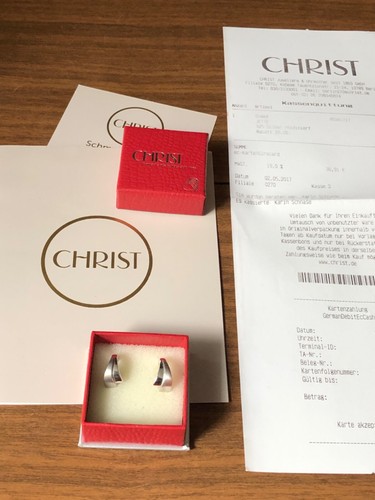 Ohrringe von christ - christ, silber