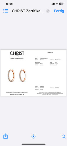 Creolen rosegold 750er - rosegold,